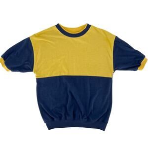 90s color block ringer tshirt 1990s vintage